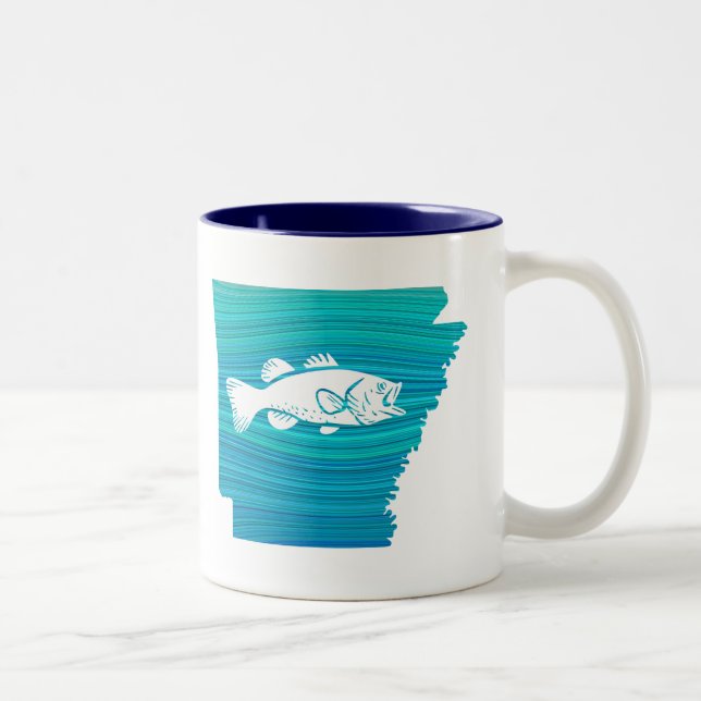 Tasse 2 Couleurs Arkansas Wave Fishing (Droit)