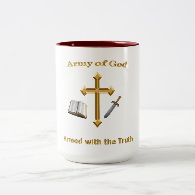 Tasse 2 Couleurs Armée De Dieu (Centre)