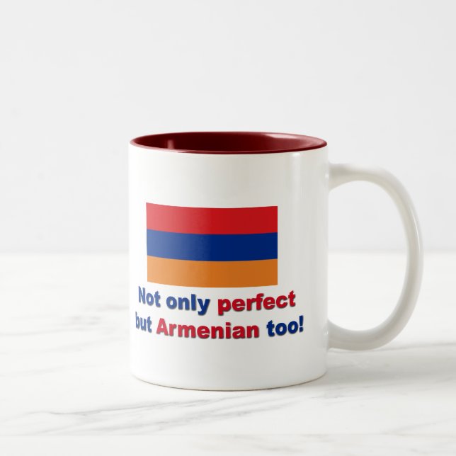 Tasse 2 Couleurs Arménien parfait (Droit)