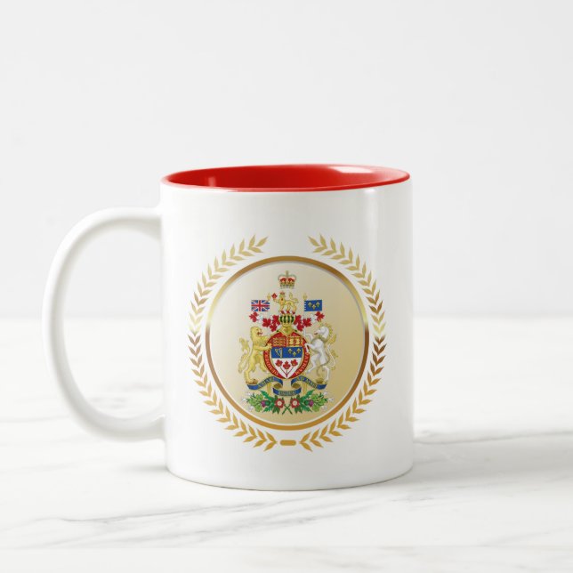 Tasse 2 Couleurs Armoiries du Canada (Gauche)