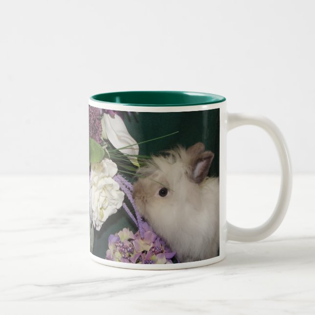 Tasse 2 Couleurs Arrêtez et sentez les fleurs (Droit)