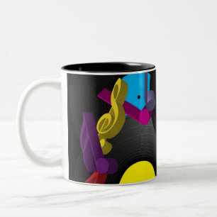 Tasse 2 Couleurs Arrière - plan de partie