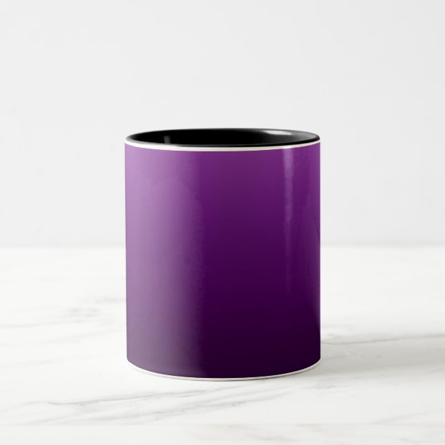 Tasse 2 Couleurs Arrière - plan Papier peint violet (Centre)