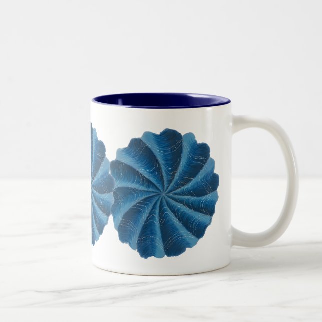 Tasse 2 Couleurs Art #2 de Chakra de troisième oeil (Droit)