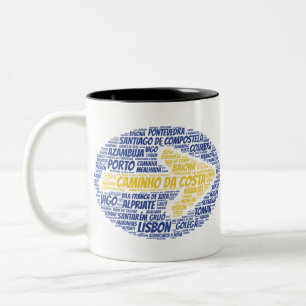 Tasse 2 Couleurs Art Caminho da Costa Word