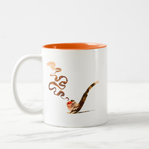 Tasse 2 Couleurs Art de fumer la pipe 1