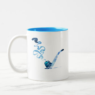 Tasse 2 Couleurs Art de fumer la pipe 2