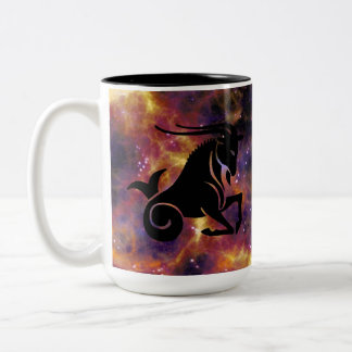 Tasse 2 Couleurs Art de la galaxie du zodiaque Capricorne – Horosco