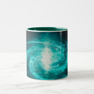 Tasse 2 Couleurs Art de nébuleuse cosmique, couleurs de galaxie pou