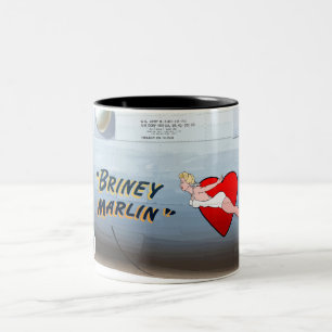 Tasse 2 Couleurs Art de nez de Briney Marlin B-24 (fuselage