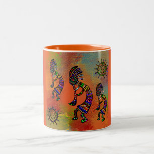 TASSE 2 COULEURS ART DU SUD-OUEST DE KOKOPELLI