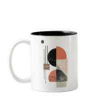 Art géométrique Abstrait avec textures naturelles