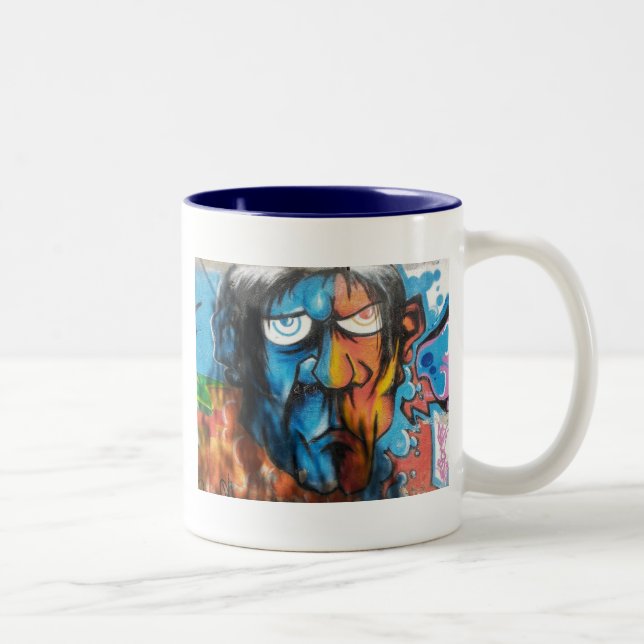 Tasse 2 Couleurs Art Grafitti (Droit)