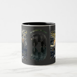 TASSE 2 COULEURS ART GRIZZLY & BLACK BEAR
