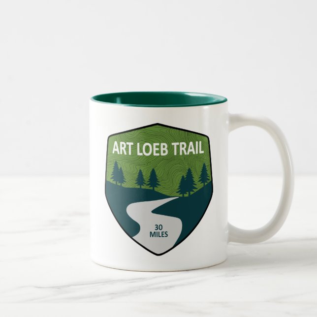 Tasse 2 Couleurs Art Loeb Trail Caroline du Nord (Droit)