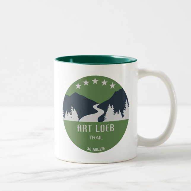 Tasse 2 Couleurs Art Loeb Trail Caroline du Nord (Droit)