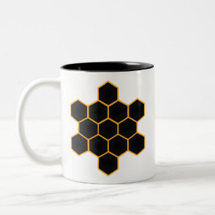 Tasse 2 Couleurs Art minimaliste Honeypeb