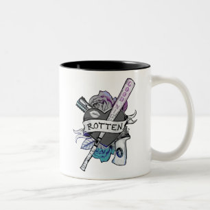 Tasse 2 Couleurs Art "putréfié" de tatouage du peloton Harley