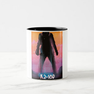 Tasse 2 Couleurs Art spatial exoplanète K2-18b