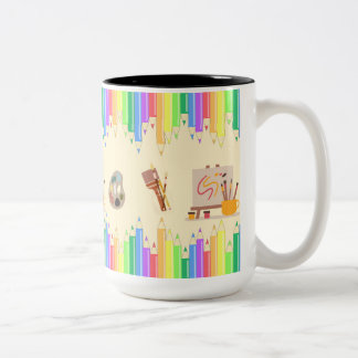 Tasse 2 Couleurs Artistique artistique