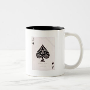 Tasse 2 Couleurs As de pique