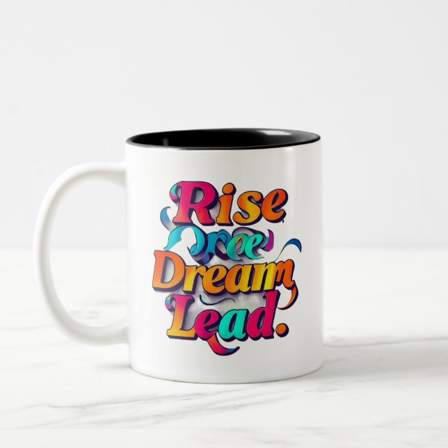 Tasse 2 Couleurs "Ascend to Greatness" (Gauche)