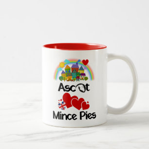 Tasse 2 Couleurs Ascot, Berkshire Royaume-Uni aime les minces tarte