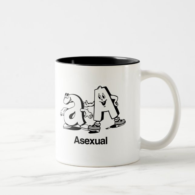 Tasse 2 Couleurs Asexué (Droit)