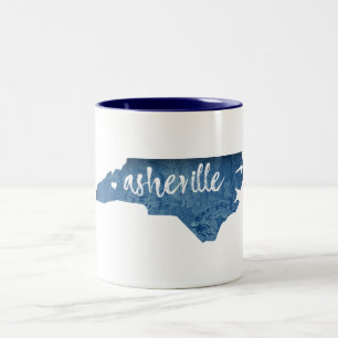 Tasse 2 Couleurs Asheville, Caroline du Nord