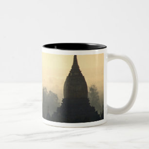Tasse 2 Couleurs Asie, Birmanie, (Myanmar), Pagan (Bagan) Montgolfi