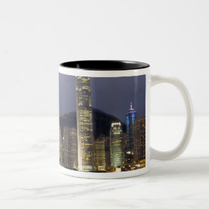 Tasse 2 Couleurs Asie, Chine, Hong Kong, vue panoramique de la vill