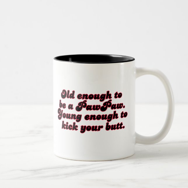 Tasse 2 Couleurs Assez vieille papaye (Droit)