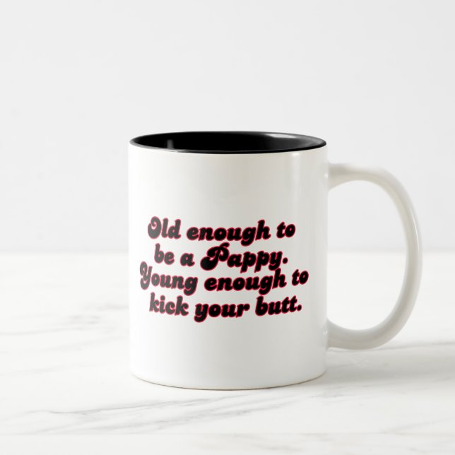 Tasse 2 Couleurs Assez vieux gluant (Droit)