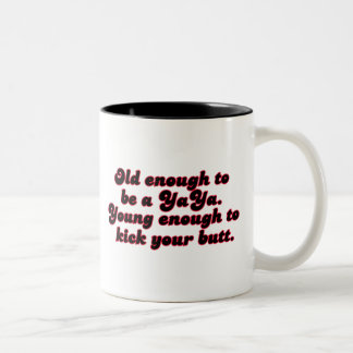 Tasse 2 Couleurs Assez vieux YaYa