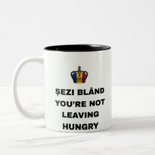 TASSE 2 COULEURS ASSIEDS-TOI DOUCEMENT, TU NE PARTS PAS AFFAMÉ