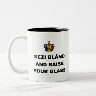 TASSE 2 COULEURS ASSIEDS-VOUS DOUCEMENT ET LEVEZ VOTRE VERRE