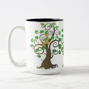 Tasse 2 Couleurs Assis dans l'arbre