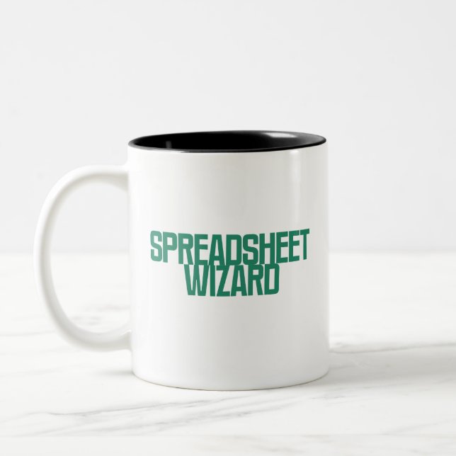 Tasse 2 Couleurs Assistant de feuille de calcul | Conception de mag (Gauche)