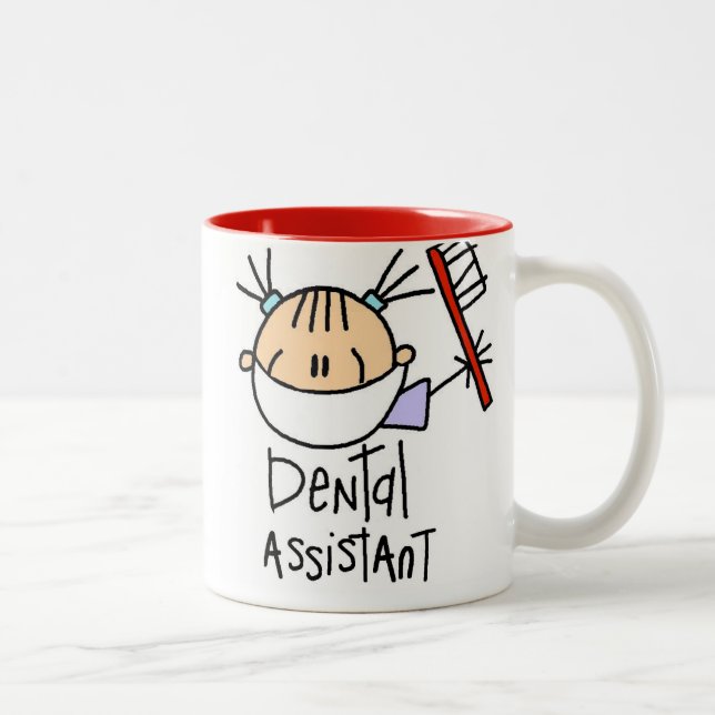 Tasse 2 Couleurs Assistant dentaire (Droit)