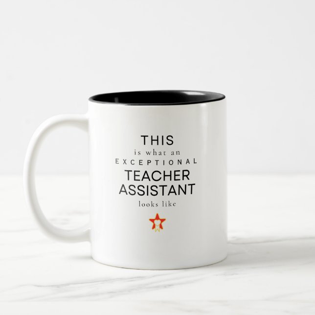 Tasse 2 Couleurs Assistant enseignant (Gauche)
