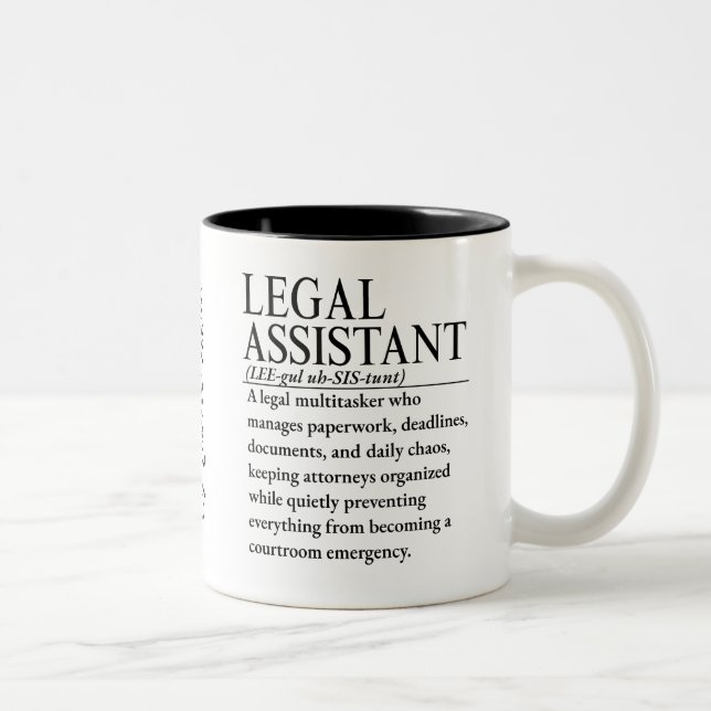 Tasse 2 Couleurs Assistant juridique (Droit)
