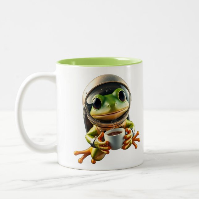 Tasse 2 Couleurs Astronaut Frog (Gauche)