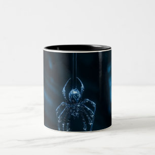 Tasse 2 Couleurs Astronaute Assis sur la Galaxie de la Planète Anne