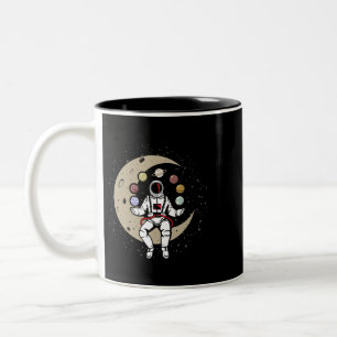 Tasse 2 Couleurs Astronaute de Galaxie Universe Jonglage Planète So