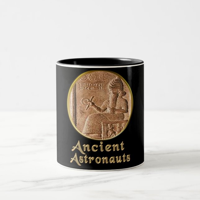 Tasse 2 Couleurs Astronautes anciens (Centre)
