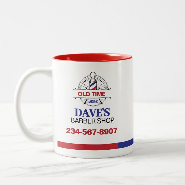 Tasse 2 Couleurs Atelier de coiffure (Gauche)