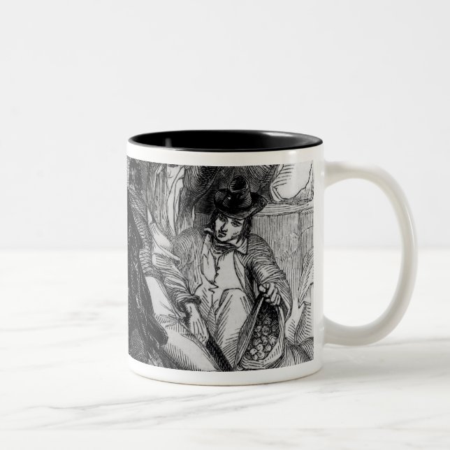 Tasse 2 Couleurs Attaque sur un magasin de pomme de terre en (Droit)