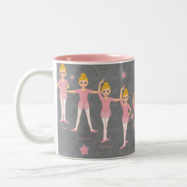 Tasse 2 Couleurs Attaquez la leçon de ballet (Gauche)