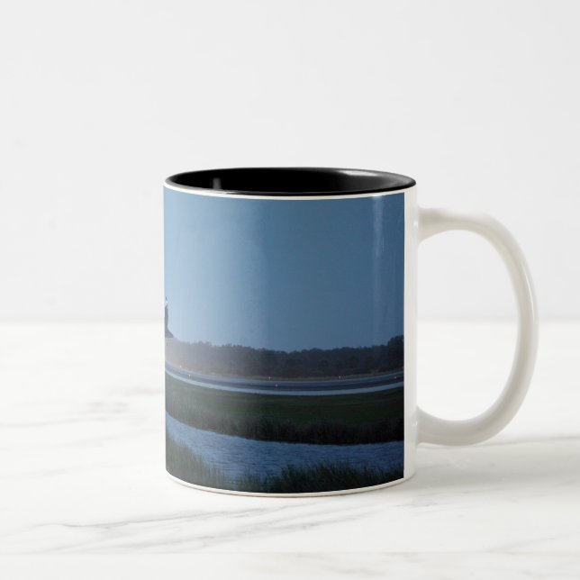 Tasse 2 Couleurs Atterrissage de découverte de navette spatiale - (Droit)