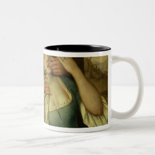 Tasse 2 Couleurs Au dentiste (huile sur la toile)